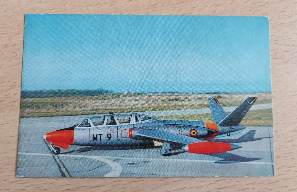 Postkaart, Fouga Magister CM 170, Collections, Enlèvement ou Envoi, 1960 à 1980, Non affranchie, Véhicule
