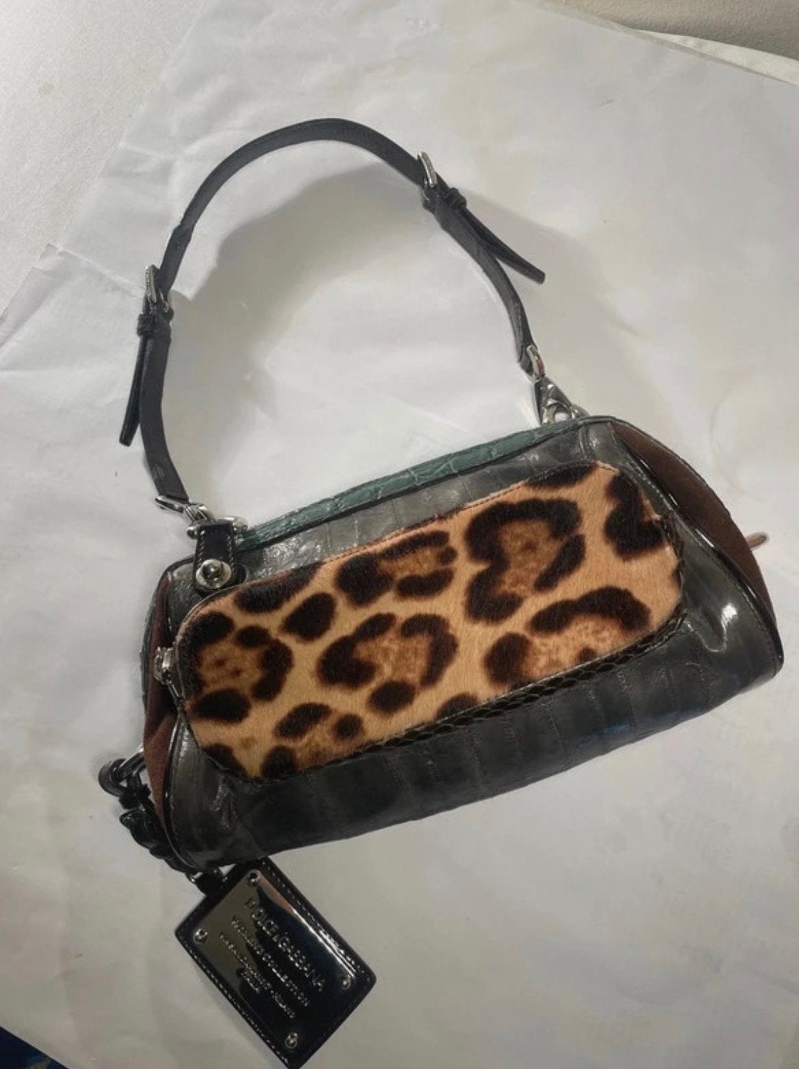 Dolce & gabbana bag, Enlèvement ou Envoi, Utilisé, Brun, Sac à bandoulière