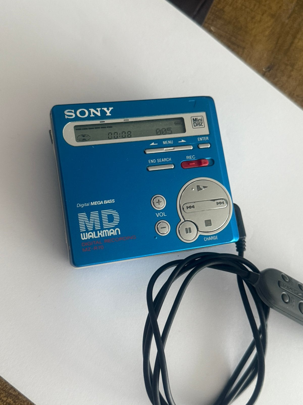 Walkman minidisc-recorder voor Sony MD NW-R70, Audio, Tv en Foto, Walkmans, Discmans en Minidiscspelers, Ophalen of Verzenden