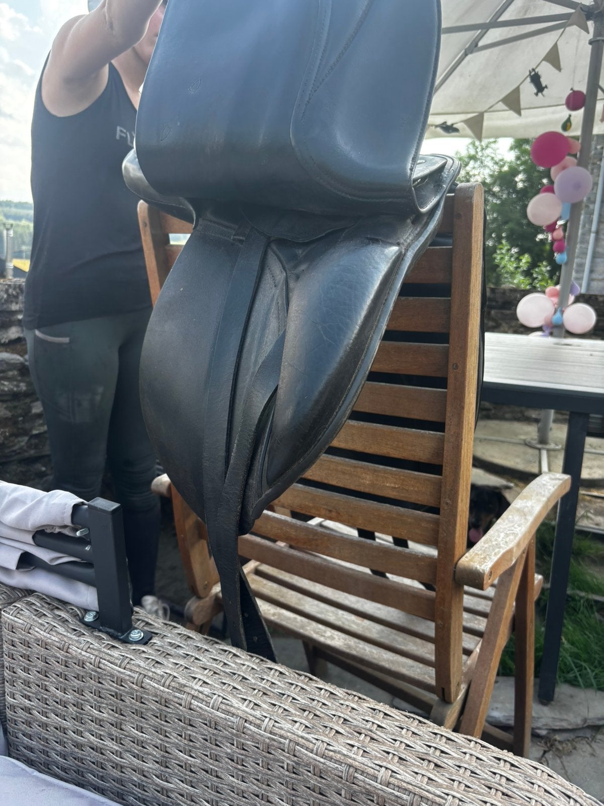 Passier zadel 16,5”, Gebruikt, Close contact, Passier, Dressuur