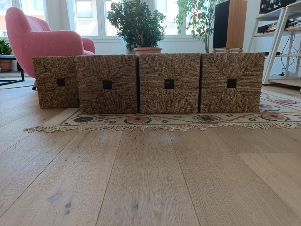 Panier de rangement en jonc de mer, parfait état., Enlèvement