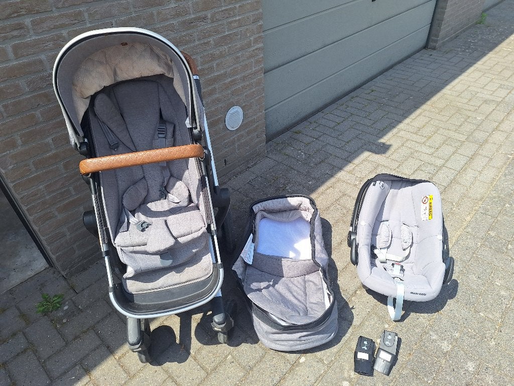 Joolz 3-in-1 combi-kinderwagen, Kinderen en Baby's, Kinderwagens en Combinaties, Zo goed als nieuw, Verstelbare duwstang, Ophalen