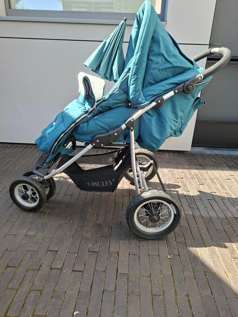 Buggy & draagmand Pericles, Ophalen, Gebruikt, Overige merken, Verstelbare rugleuning