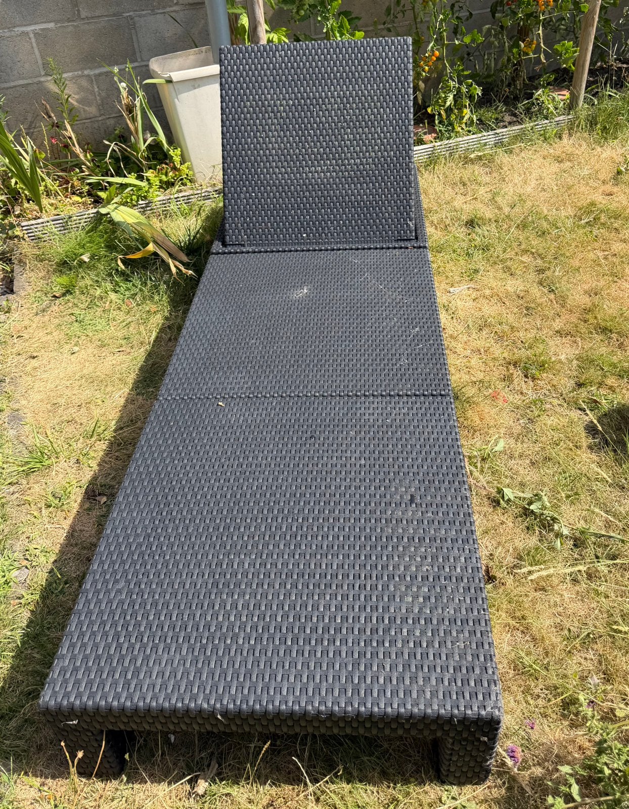 Alibert - Ligbed met kussen, Tuin en Terras, Ligbedden, Ophalen, Gebruikt, Kunststof