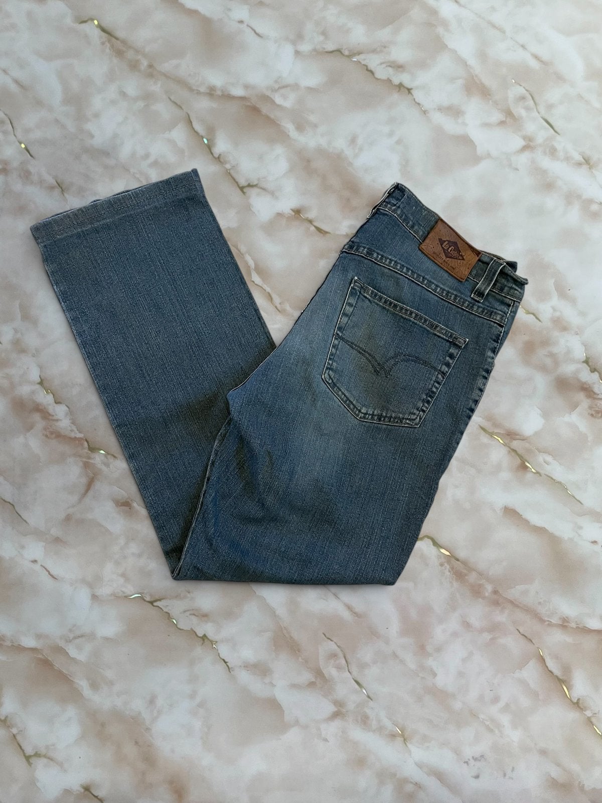 Lee Cooper blauwe jeans, zeer goede kwaliteit - Maat:33/34, Kleding | Heren, Verzenden, Zo goed als nieuw, Blauw, Overige jeansmaten