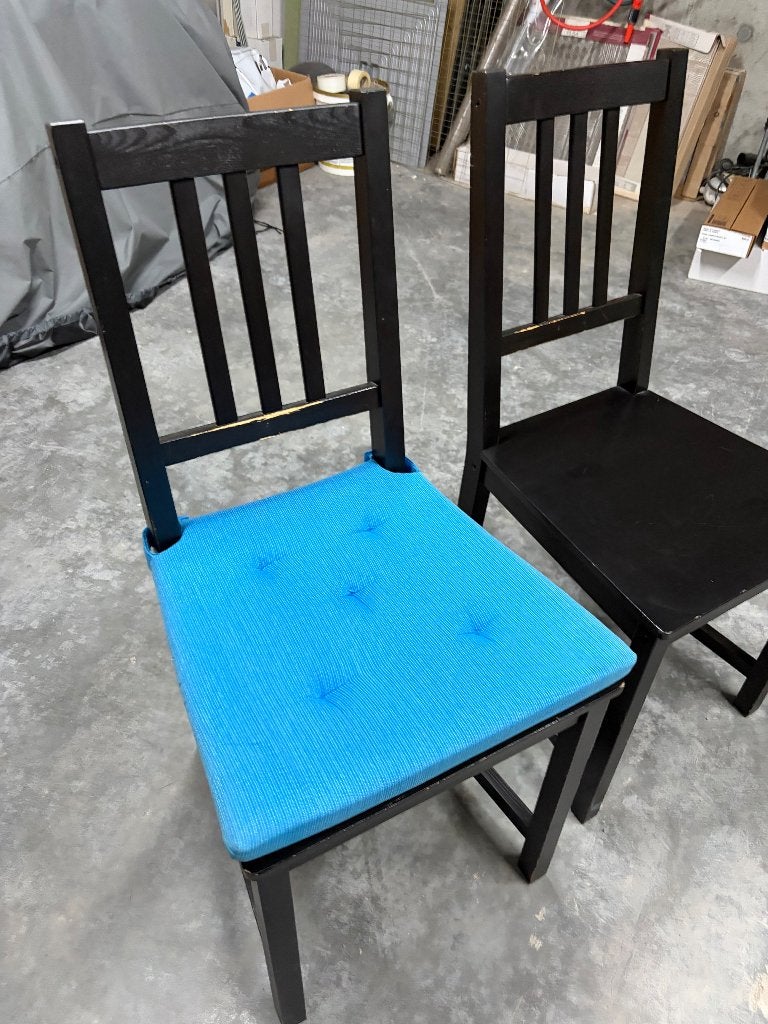 4stuks houten stoelen, Maison & Meubles, Chaises, Enlèvement, Utilisé, Bois, Quatre