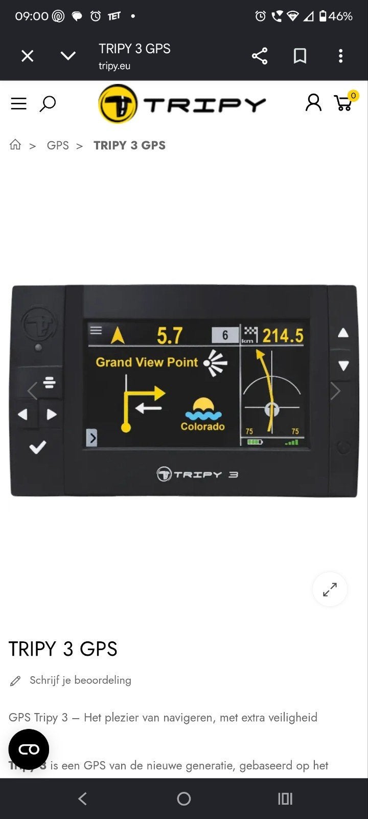 Tripy 3 gps, Sports nautiques & Bateaux, Instruments de navigation & Électronique maritime, Enlèvement