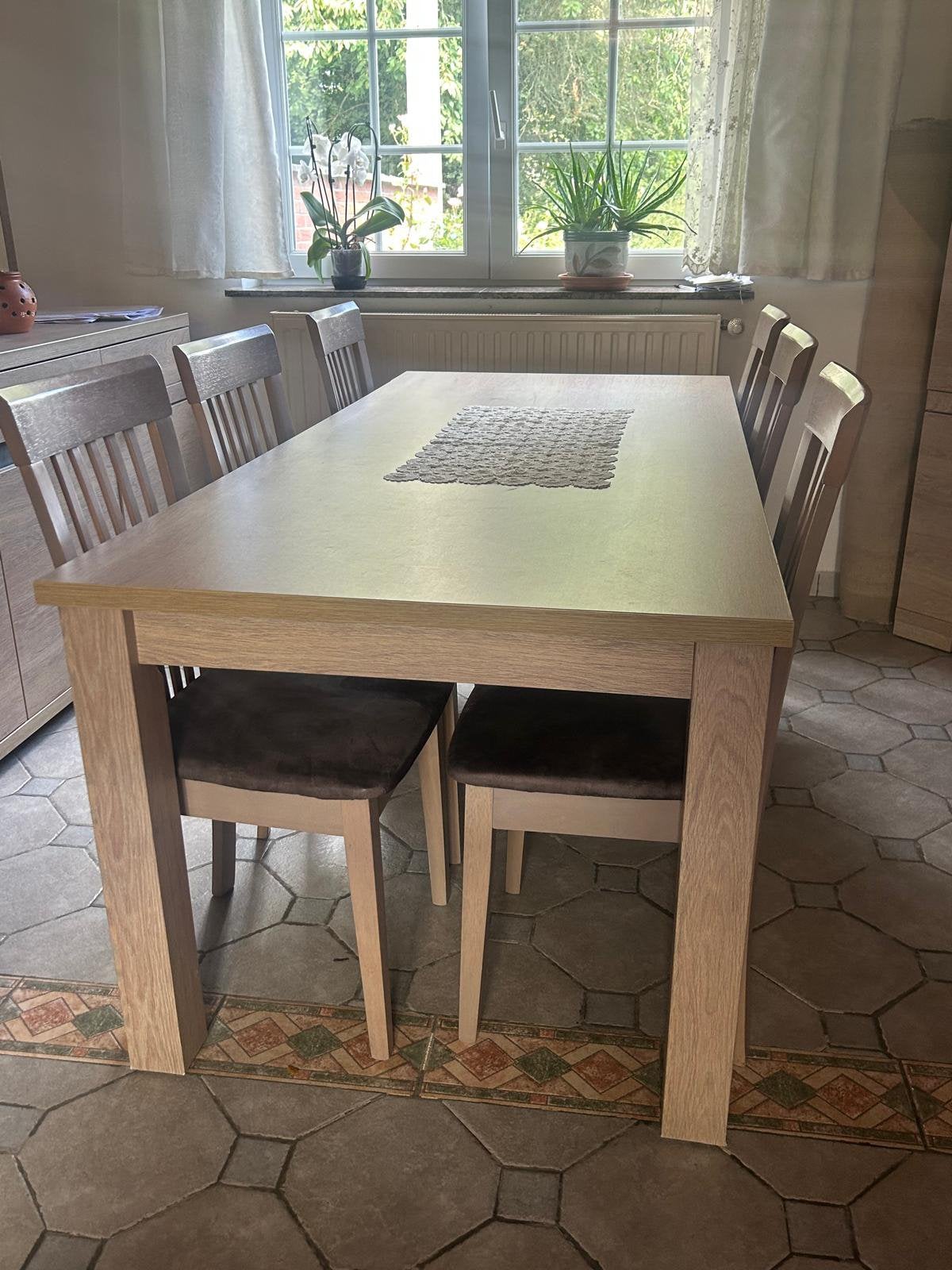 Table de salle a manger, Maison & Meubles, Enlèvement, Comme neuf