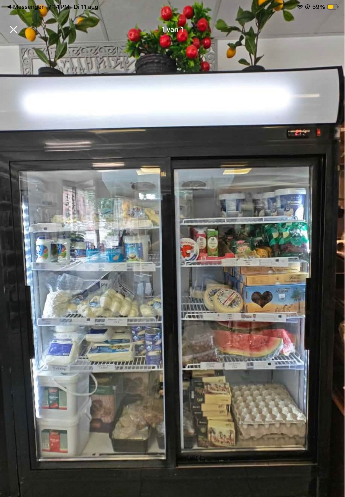 Frigo, Zakelijke goederen, Ophalen