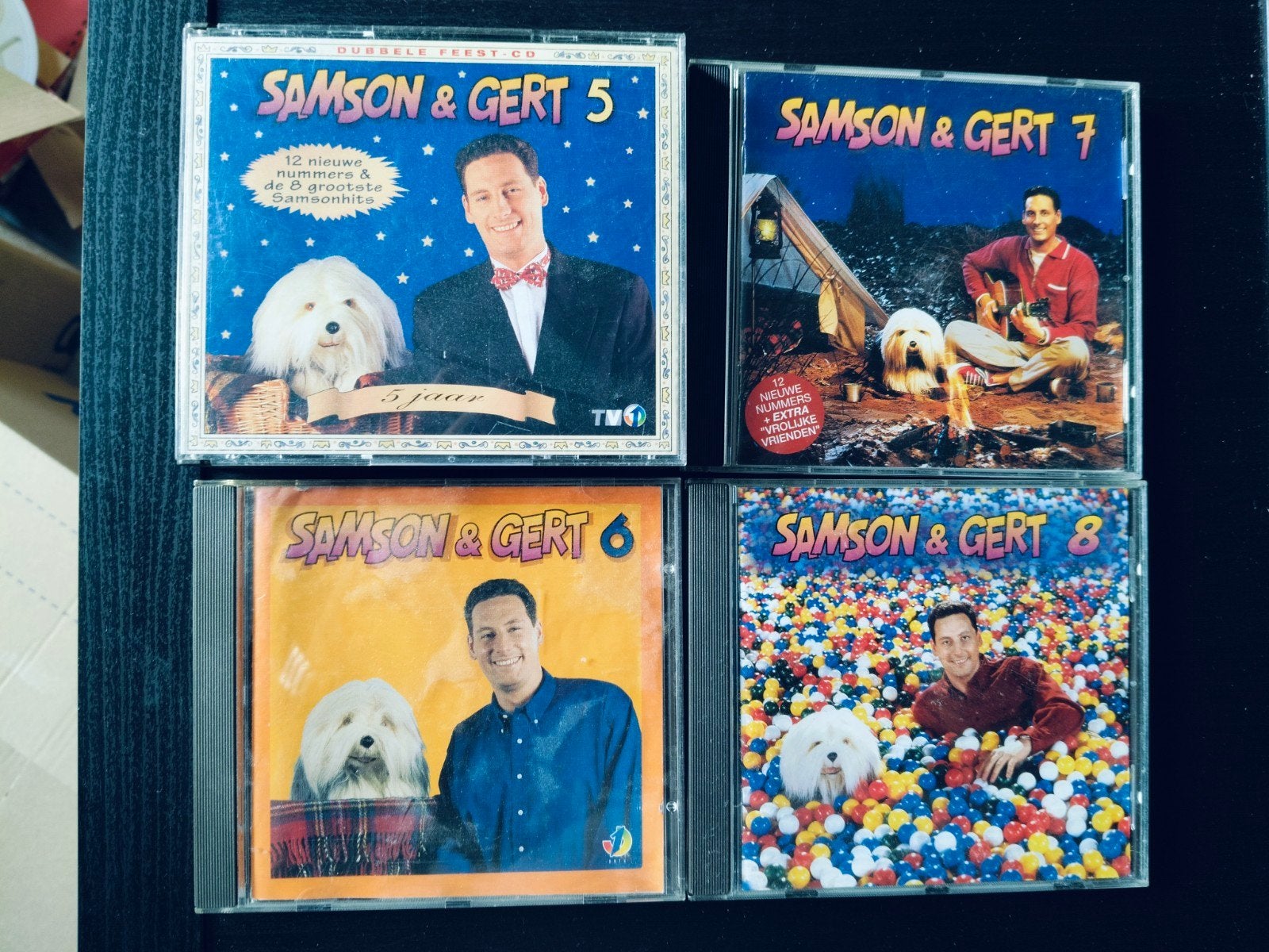 4 oude cd's Samson & Gert, Ophalen of Verzenden