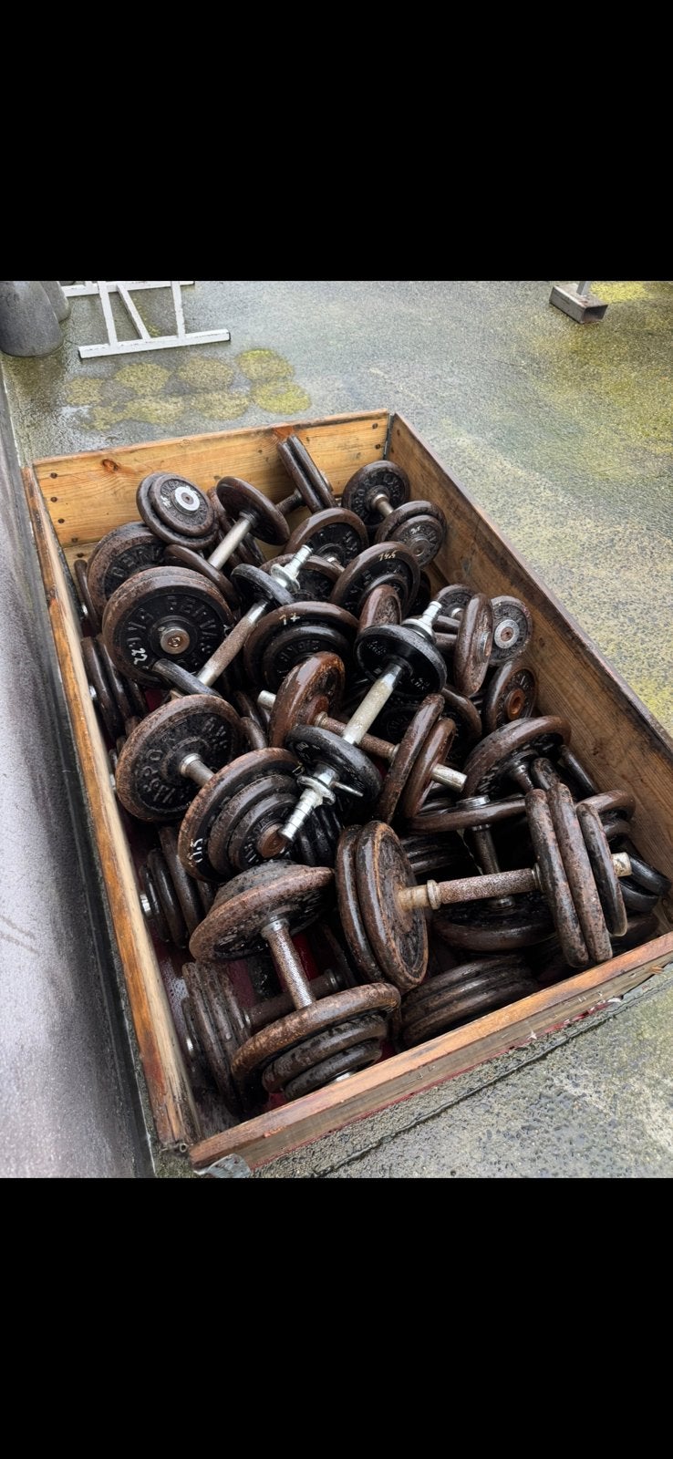 Halters, Dumbbells, Ophalen, Zo goed als nieuw