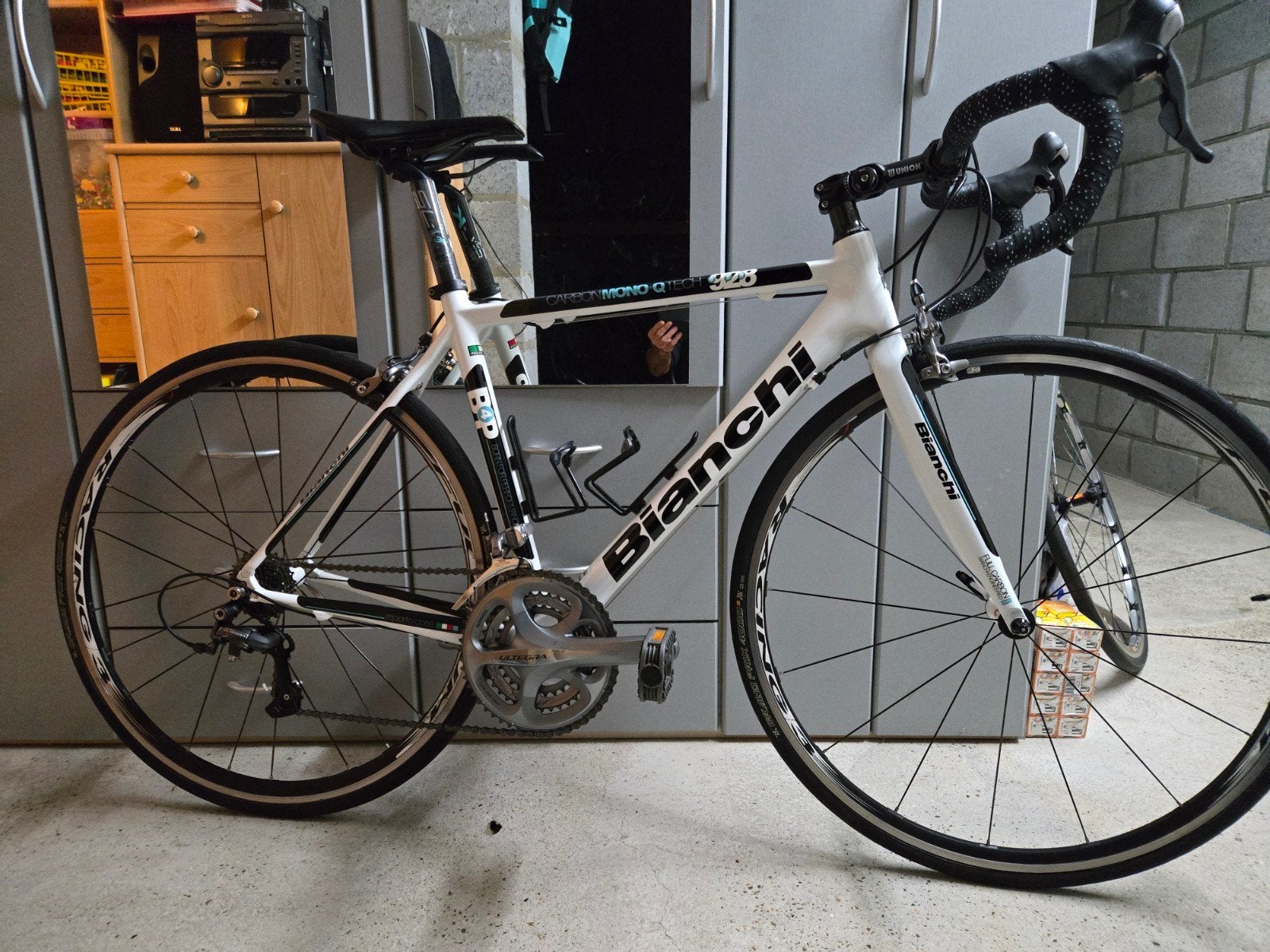 Bianchi carbon koersfiets maat 50., Ophalen, Carbon, Dames