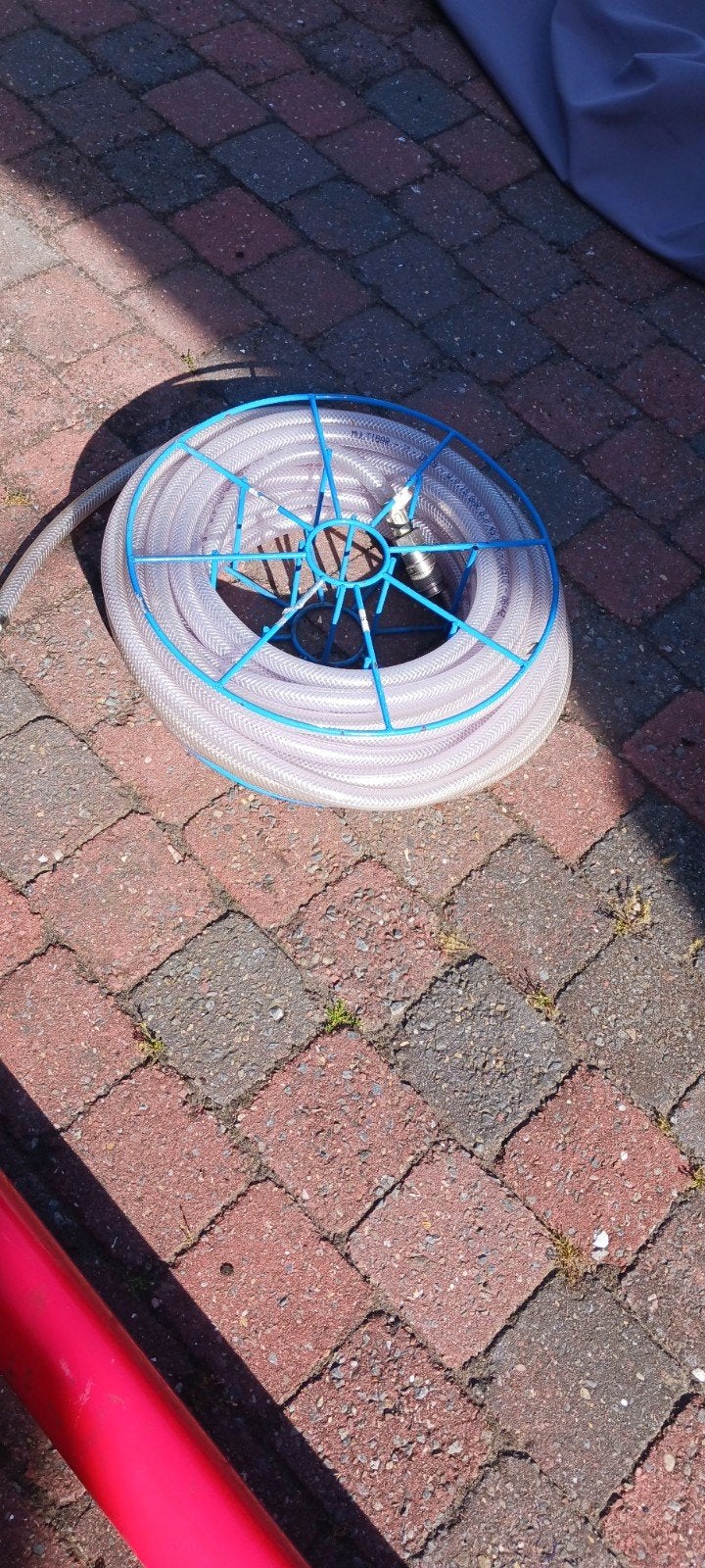 Enrouleur à air avec tuyau de 17 m avec raccords, Bricolage & Construction, Enlèvement ou Envoi