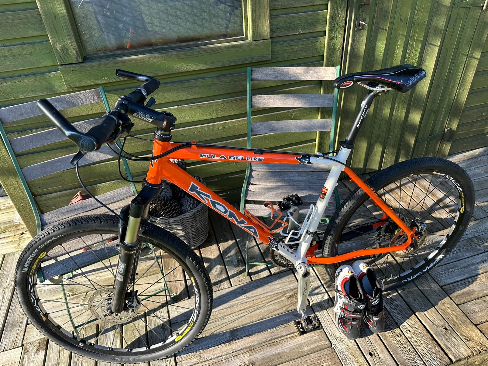 MB KONA DE LUXE+nieuwe schoenen m 43, Enlèvement, Plus de 20 vitesses, Frein à disque, Suspension