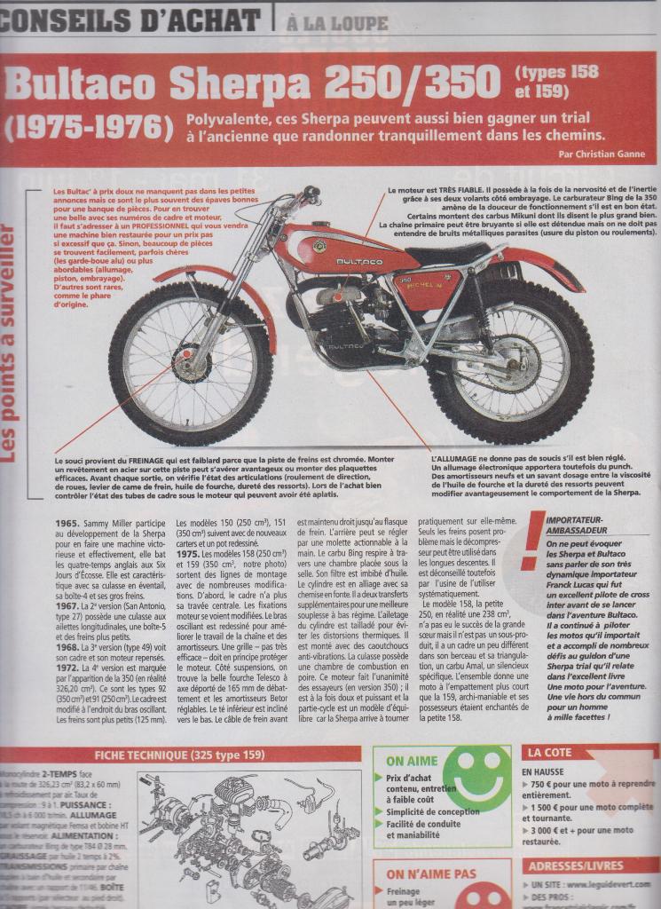 Motos Bultaco Sherpa T250 T350 Trial collection, Verzenden, Gelezen