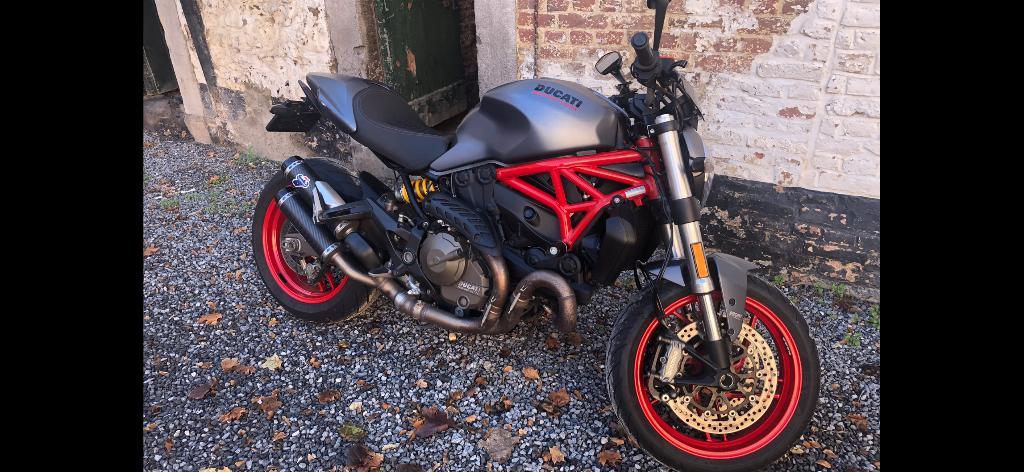 Moto Ducati Monster 821, Motos, Permis Moto A, Plus de 35 kW, 2 cylindres, 821 cm³