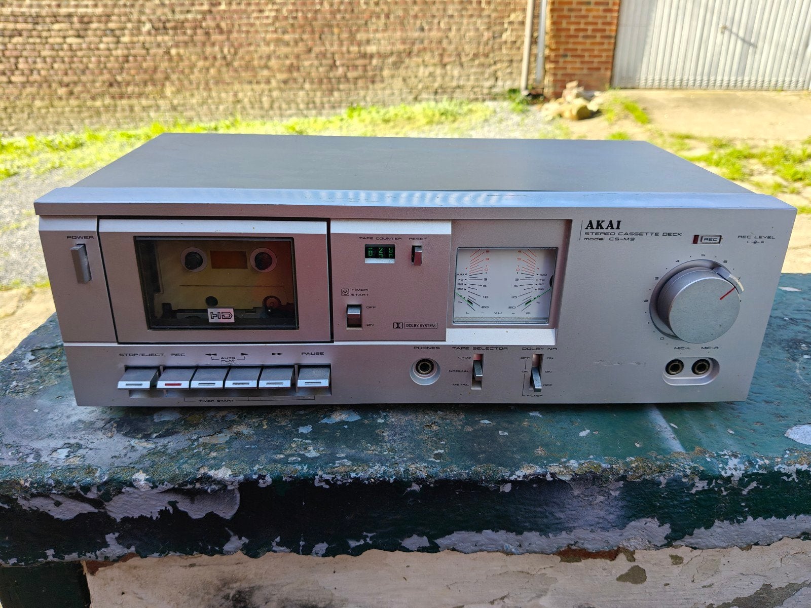 Akai CS-M3, Audio, Tv en Foto, Ophalen of Verzenden, Enkel, Akai, Tape counter