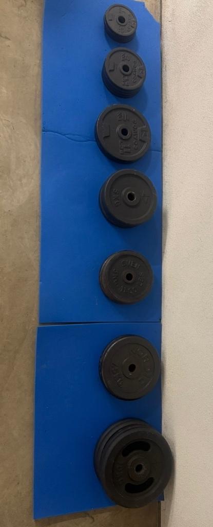 ️‍️ Lot complet musculation – 500€, Sport en Fitness, Fitnessmaterialen, Gebruikt, Fitnessbank, Armen, Benen, Borst, Buik, Rug