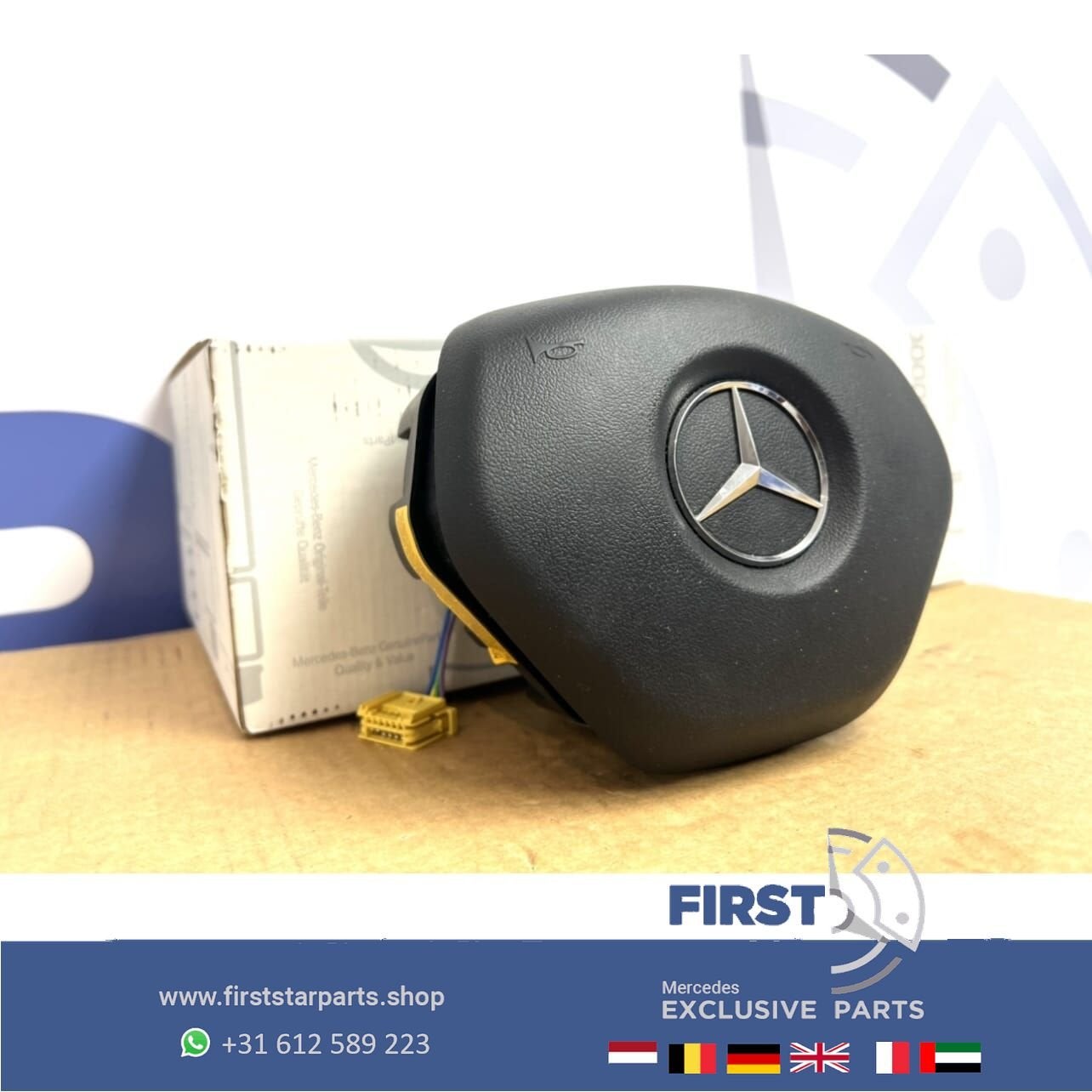 AMG STUURAIRBAG A B C CLA CLS E G GLA GLE Klasse ORIGINEEL 2, Auto-onderdelen, Dashboard en Schakelaars, Gebruikt, -, Ophalen of Verzenden