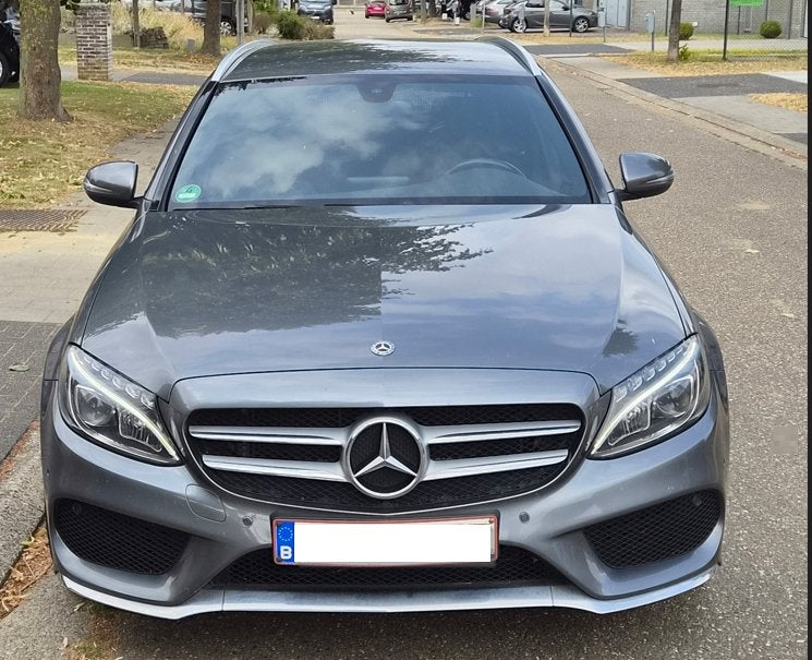 Grijze mercedes C180d met AMG-pack, Autos, Argent ou Gris, Achat, Euro 6, Entretenue par le concessionnaire