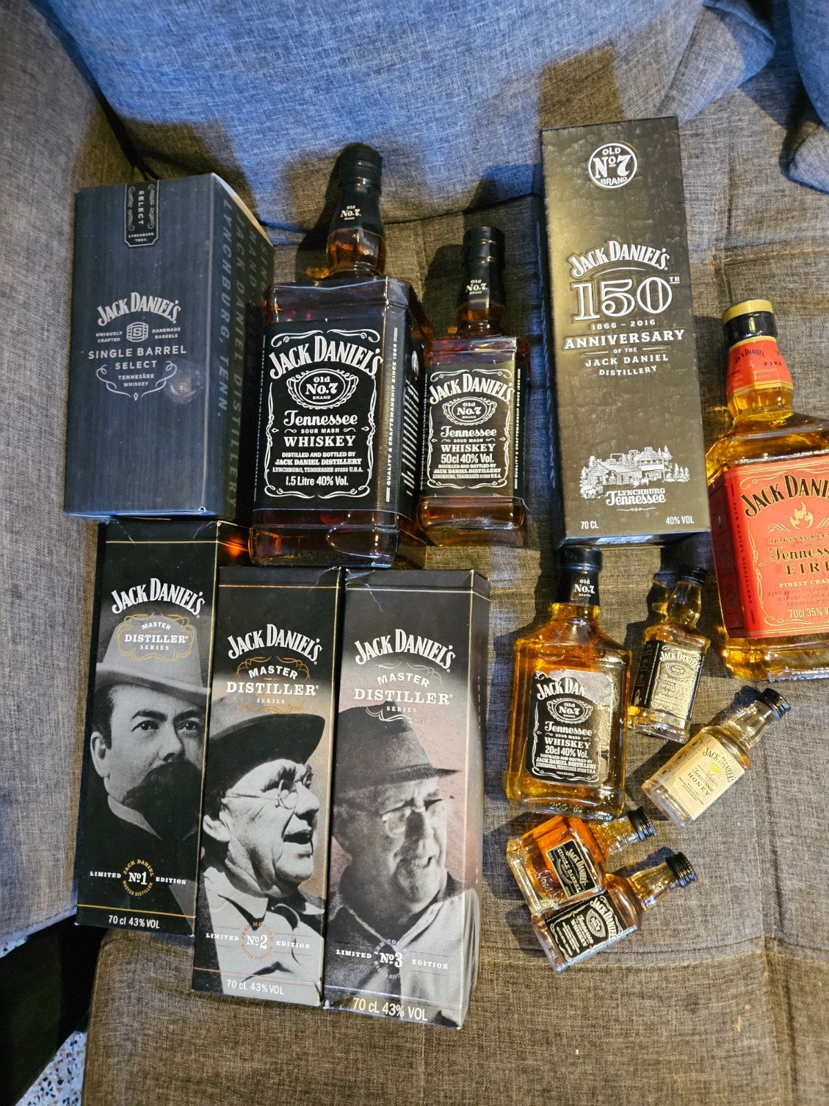 Lot Jack Daniels pour collectionneurs, Ophalen