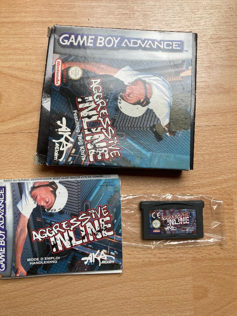 Aggressive Inline Game Boy Advance spel, Games en Spelcomputers, Games | Nintendo Game Boy, Ophalen, Gebruikt, Overige genres