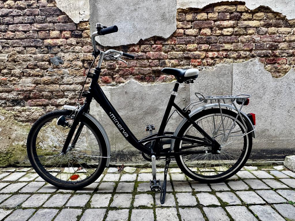 damesfiets minerva, Terugtraprem, (Extra) lage instap, Zo goed als nieuw, 50 tot 53 cm