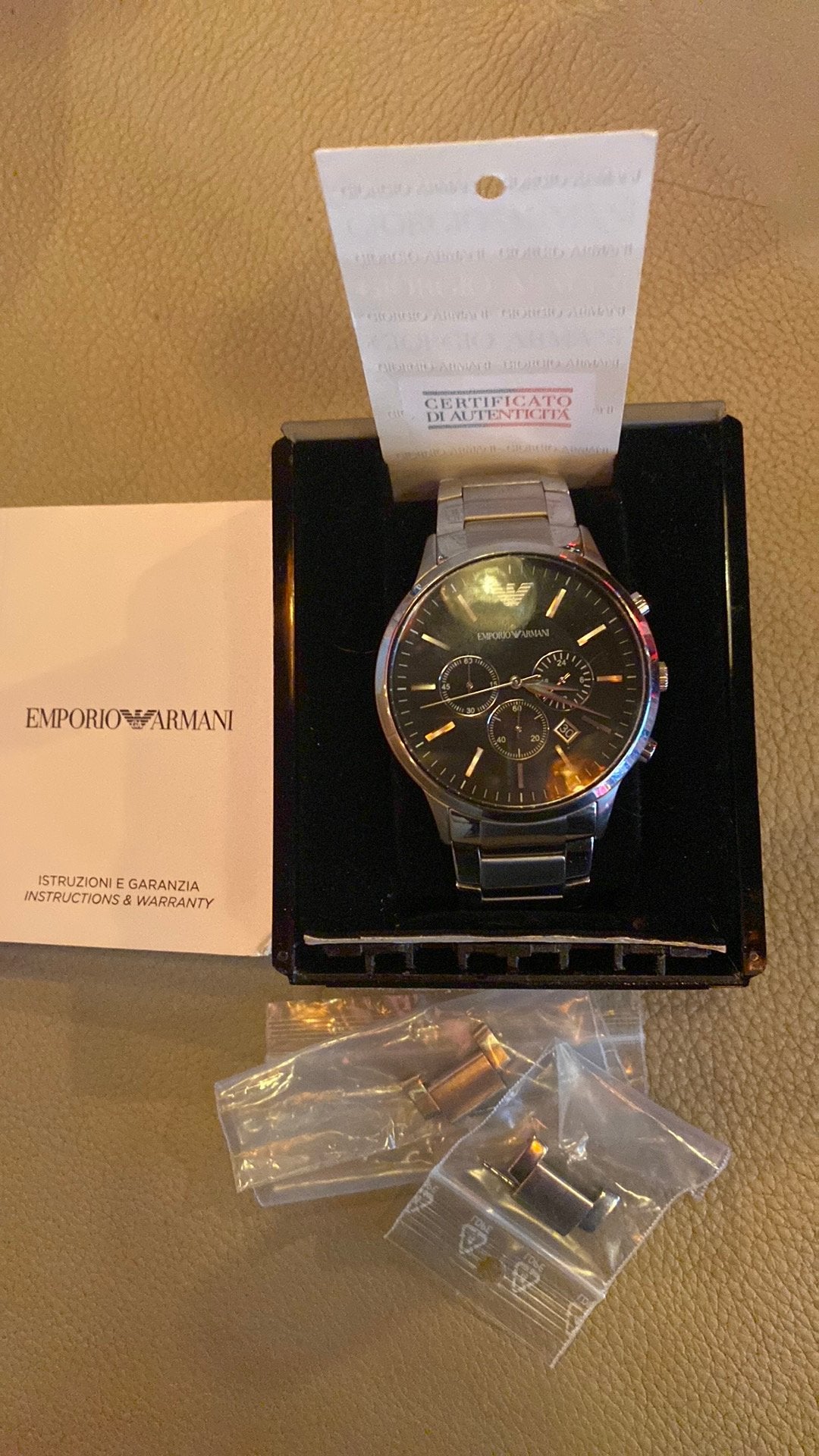 Horloge armani, Bijoux, Sacs & Beauté, Enlèvement, Comme neuf, Montre-bracelet, Autres marques