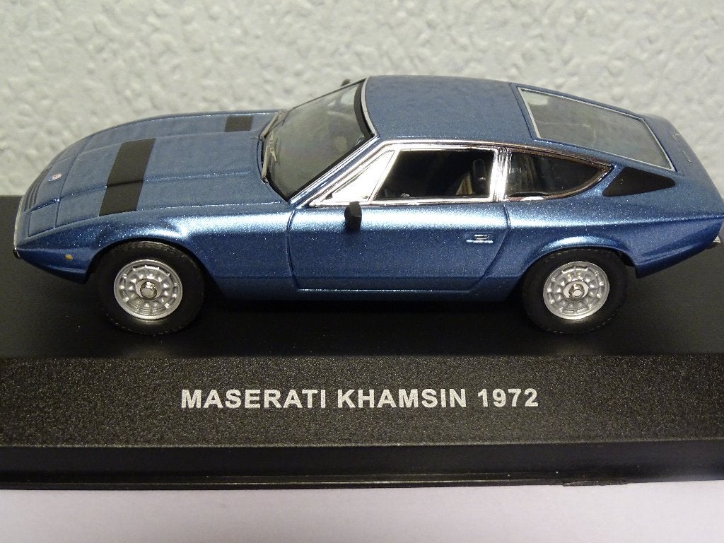 Maserati Khamsin 1972  1:43 IXO, Hobby en Vrije tijd, Modelauto's | 1:43, Ophalen of Verzenden, Zo goed als nieuw, Auto, Overige merken