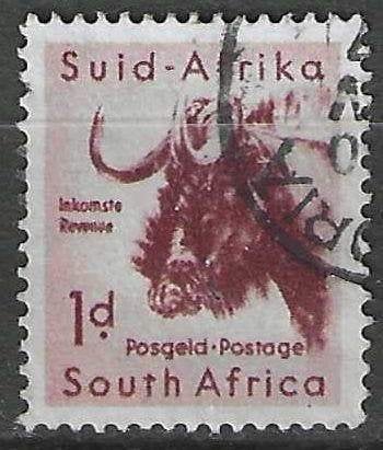 Zuid-Afrika 1954 - Yvert 202 - Gnoe - 1 p. (ST), Verzenden, Zuid-Afrika, Gestempeld