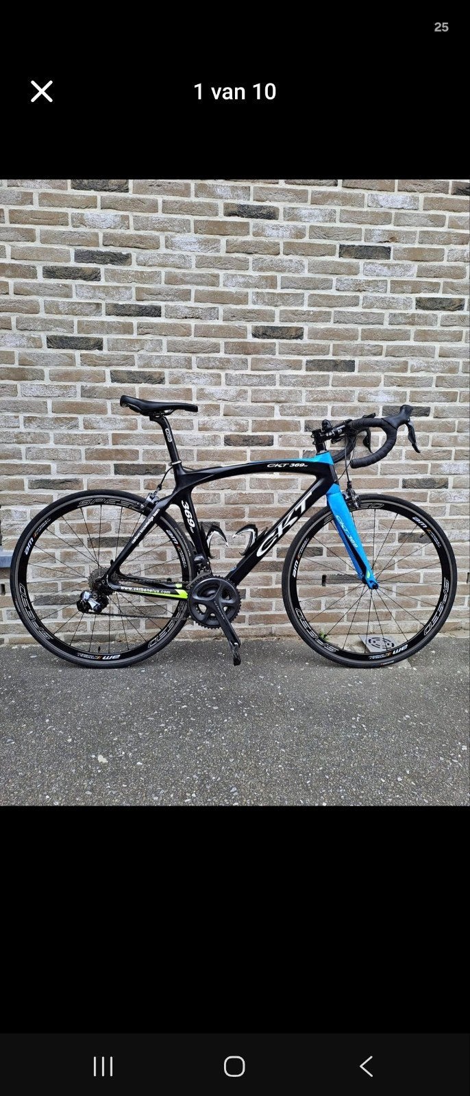 nieuwstaat !! CKT 396ssp full carbon met extra wielset !, Ophalen