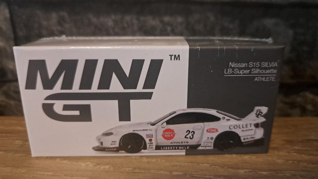 Nissan S15 silvia LB-super silhouette mini gt, Neuf, Enlèvement ou Envoi, Voiture, Mini gt