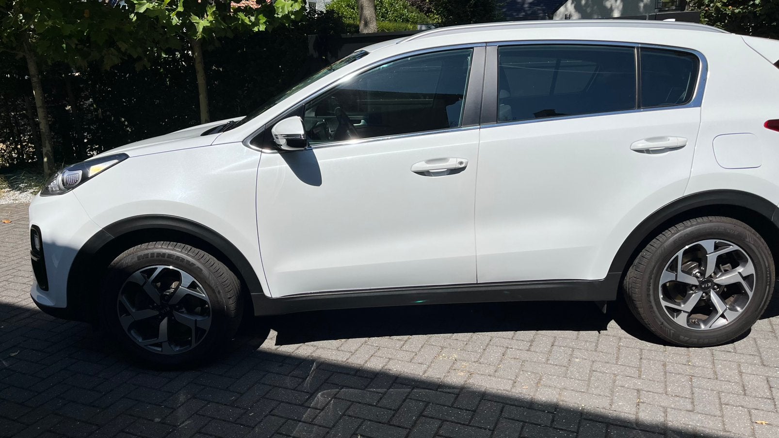 Kia Sportage, Auto's, Kia, Voorwielaandrijving, Dealer onderhouden, Stof, Wit