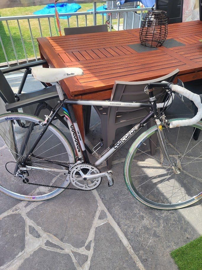Vélo de course vintage Concorde Colombo – Groupe Shimano 105, Vélos & Vélomoteurs, Vélos | Vélos de course, Enlèvement, Utilisé