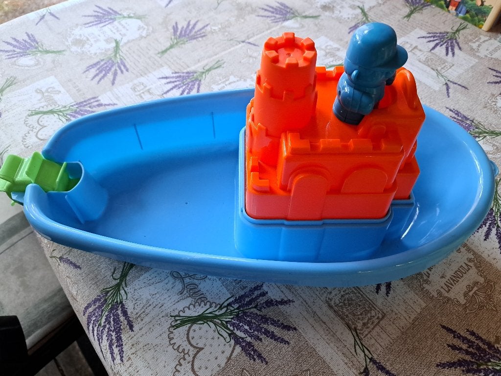 Boot met stuurman., Enfants & Bébés, Jouets | Extérieur | Jeu d'action, Enlèvement, Comme neuf