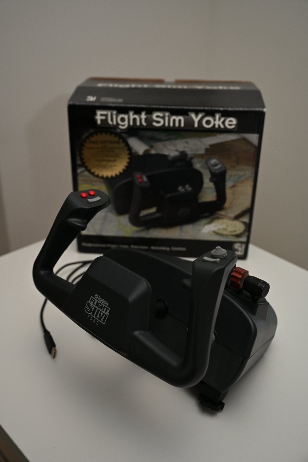 Flight sim yoke - CH products, Informatique & Logiciels, Joysticks, Enlèvement, Utilisé