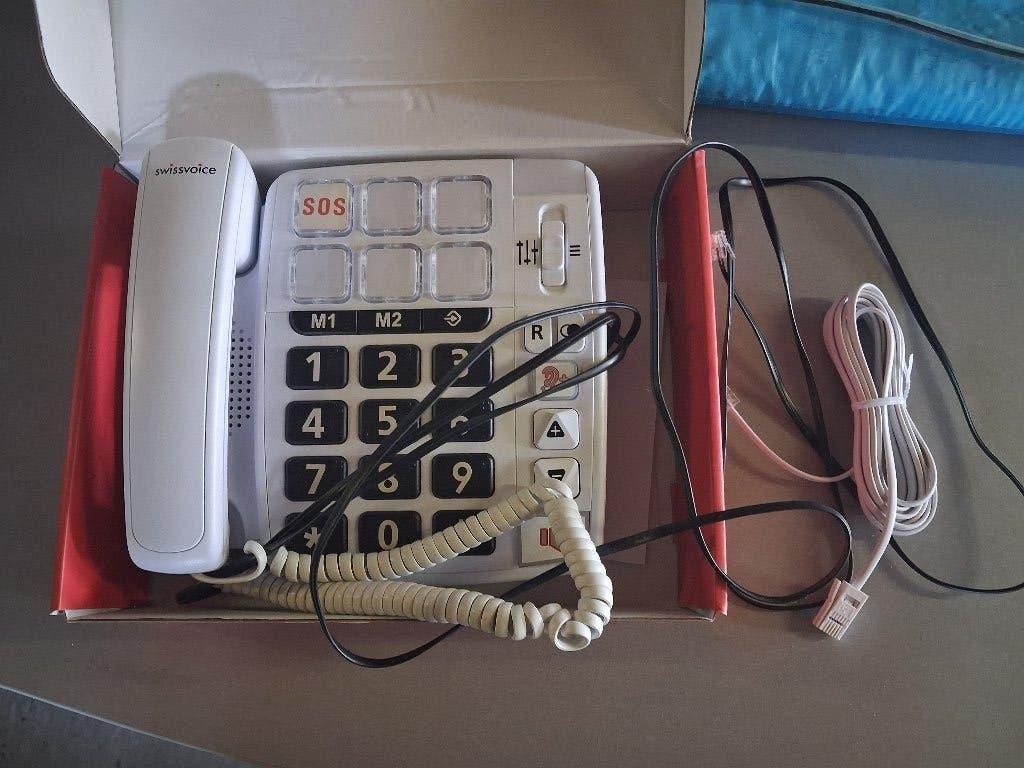 telefoon met grote toetsen, speciaal voor senioren, Telecommunicatie, Vaste telefoons | Niet Draadloos, Ophalen of Verzenden, Zo goed als nieuw