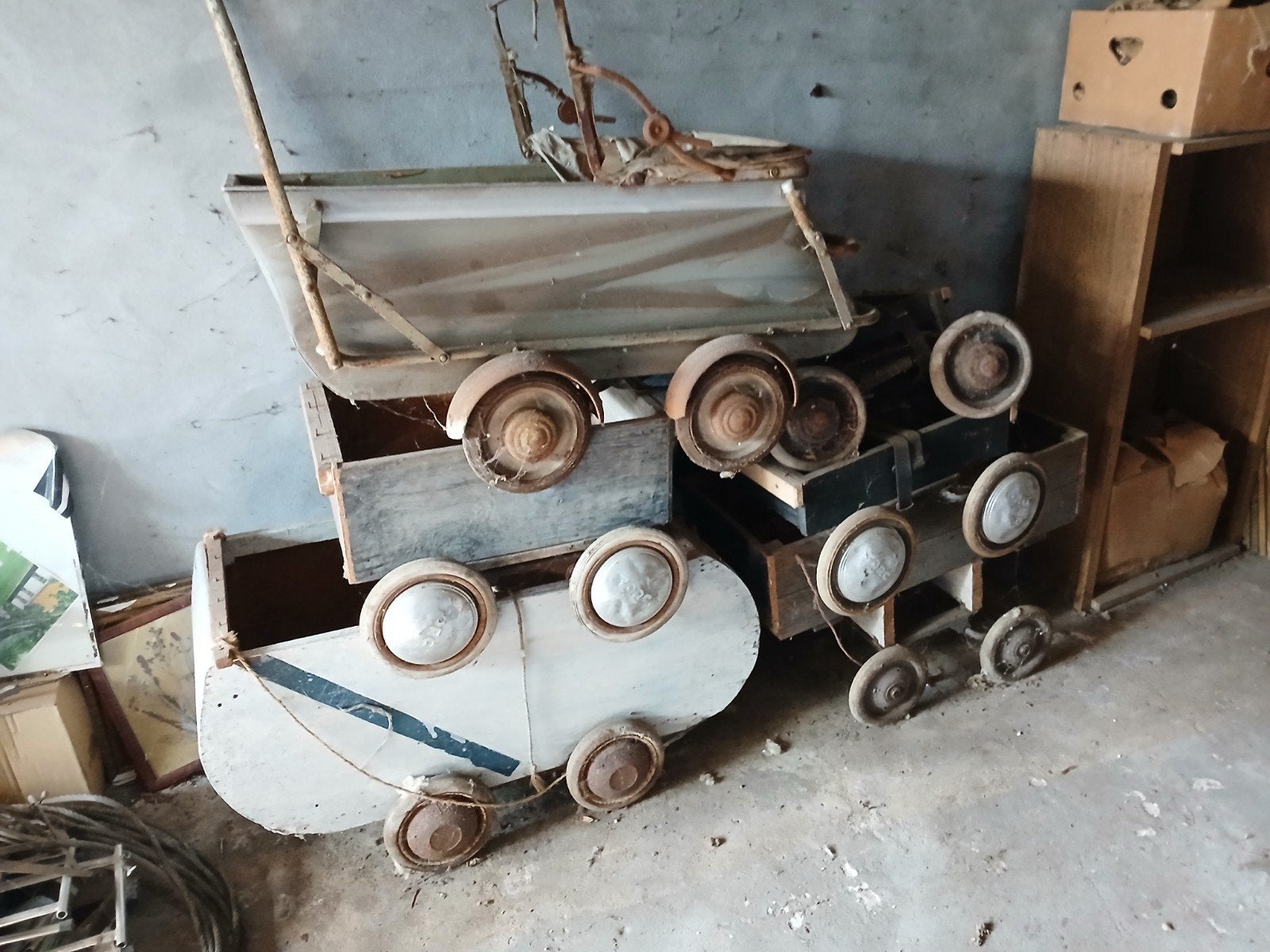 karretjes, kinderwagen, Ophalen, Gebruikt