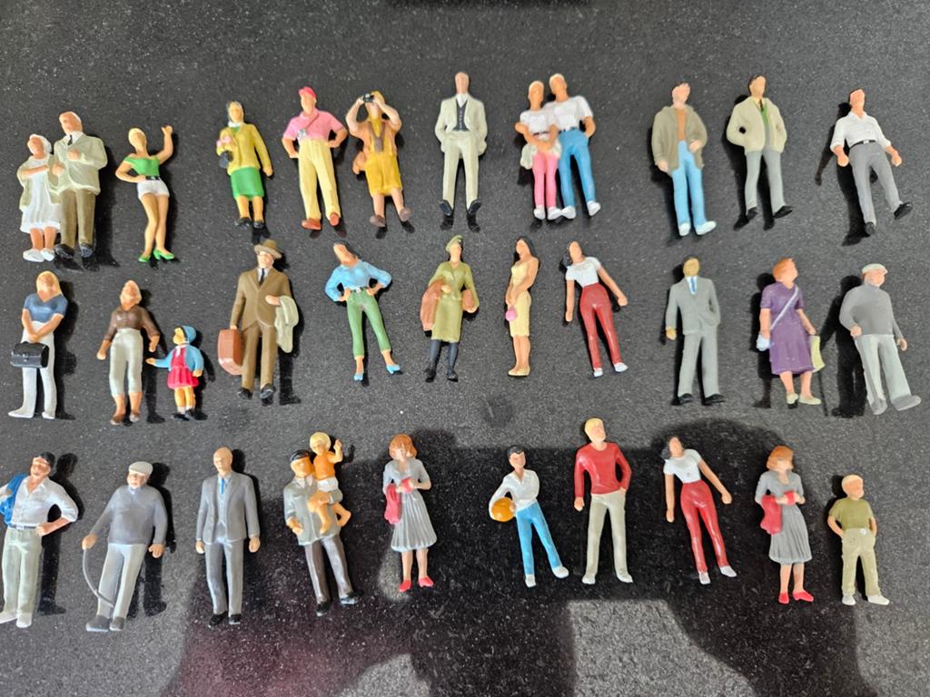 30 figuren schaal 0, Hobby en Vrije tijd, Ophalen of Verzenden
