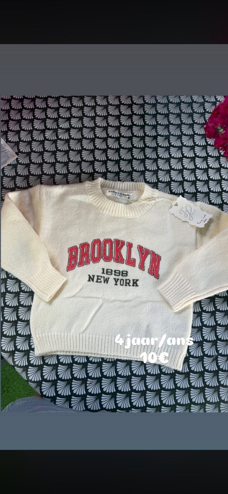 Pull taille 4 ans neuf, Envoi, Neuf, Fille, Pull ou Veste