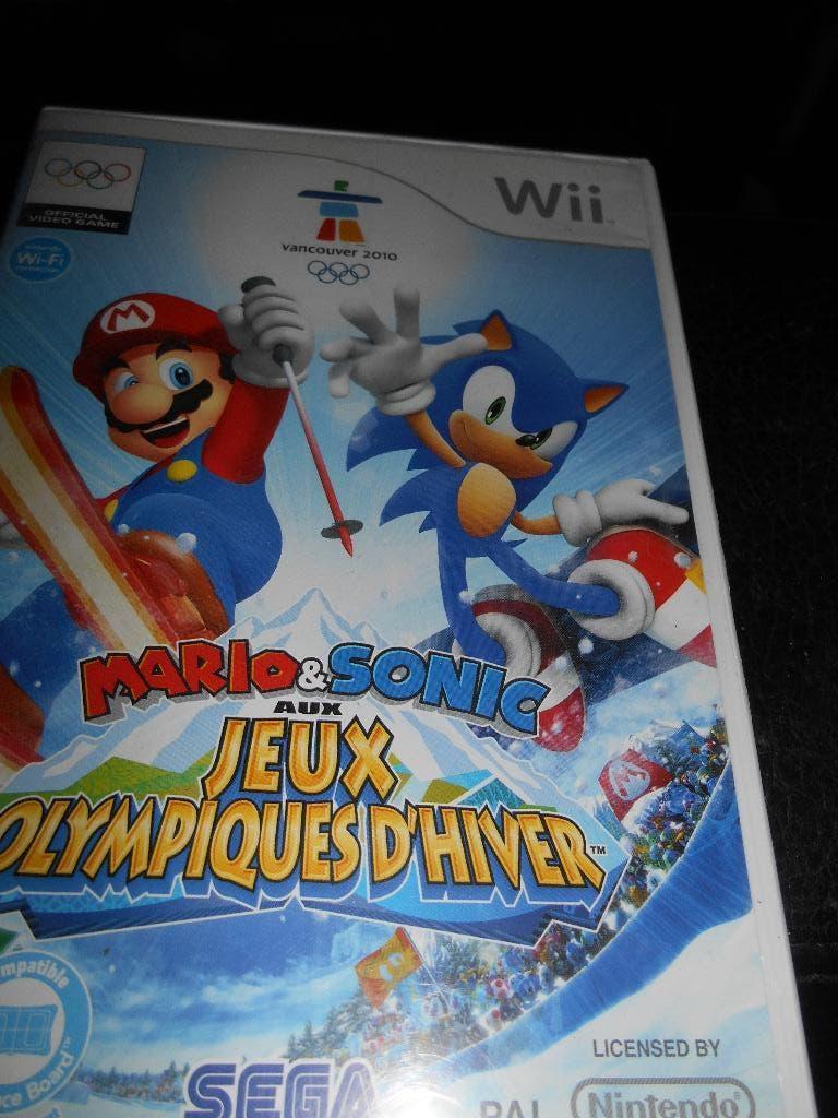 Wii jeu Mario & Sonic aux jeux olympiques d'hiver, Consoles de jeu & Jeux vidéo, Enlèvement ou Envoi