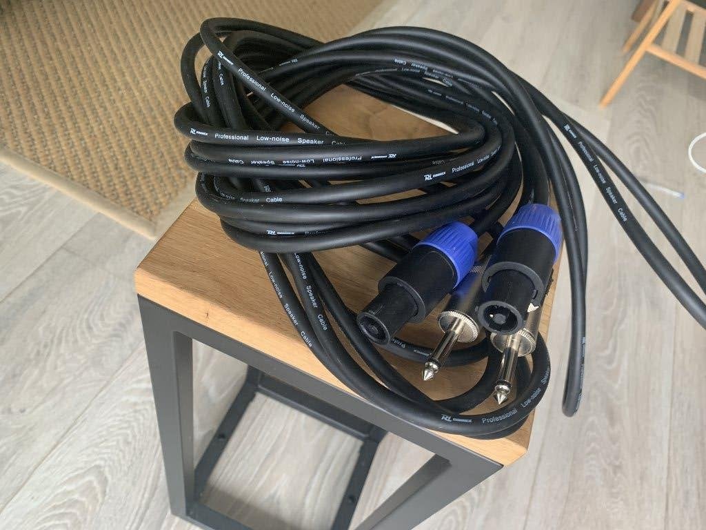 2 Professionele speakerkabels (3 m), Muziek en Instrumenten, Ophalen of Verzenden, Zo goed als nieuw, Overige typen