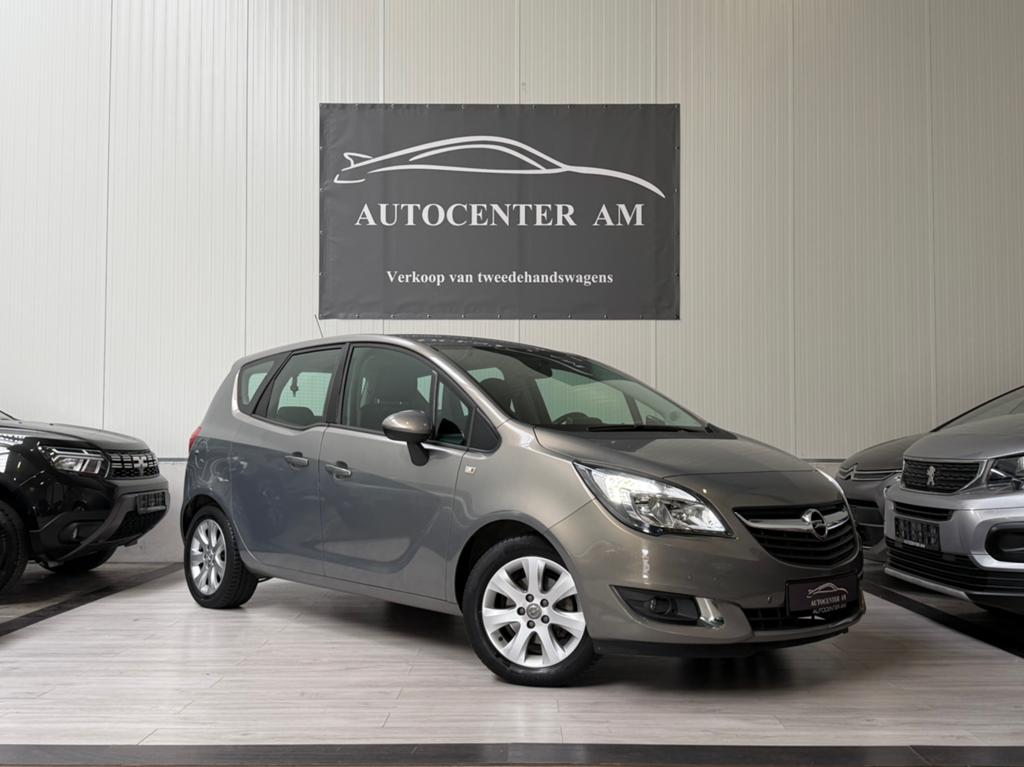 Opel Meriva 1.4 Turbo Enjoy 49.000 KM** CRUISE ** LED ** PDC, Auto's, Opel, Voorwielaandrijving, 139 g/km, 4 cilinders, Bruin