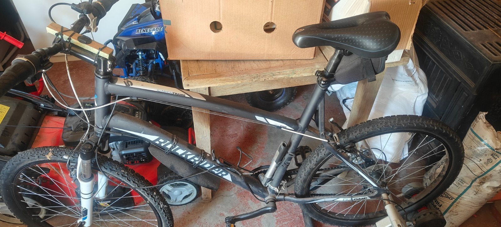 rockrijder mountainbike, Ophalen