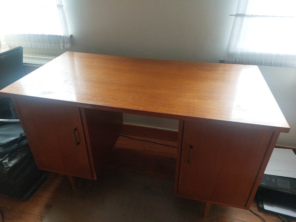 Bureau vintage, Autres marques, 120 cm, Vintage, Bureau-armoire combiné