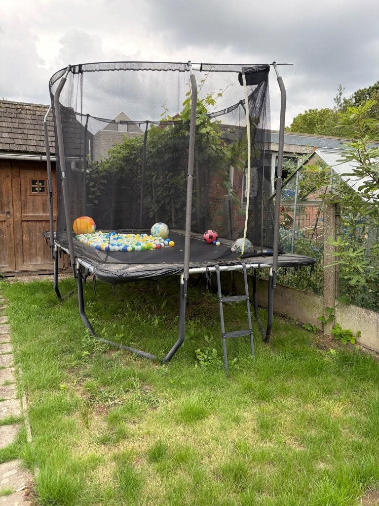 trampoline, Ophalen, Gebruikt