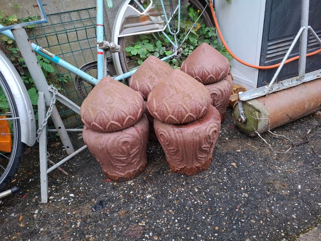 Gietijzere tuinornamenten, Ophalen, Zo goed als nieuw