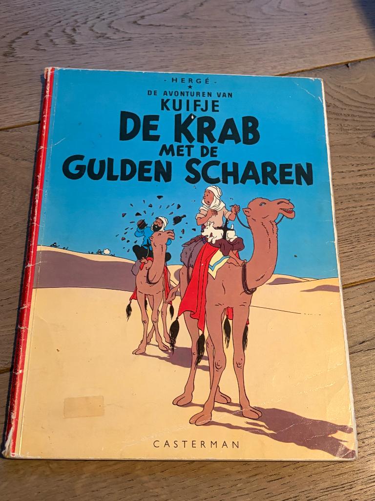 Kuifje - De krab met de gulden scharen, Boeken, Eén stripboek, Ophalen of Verzenden, Gelezen, Herge