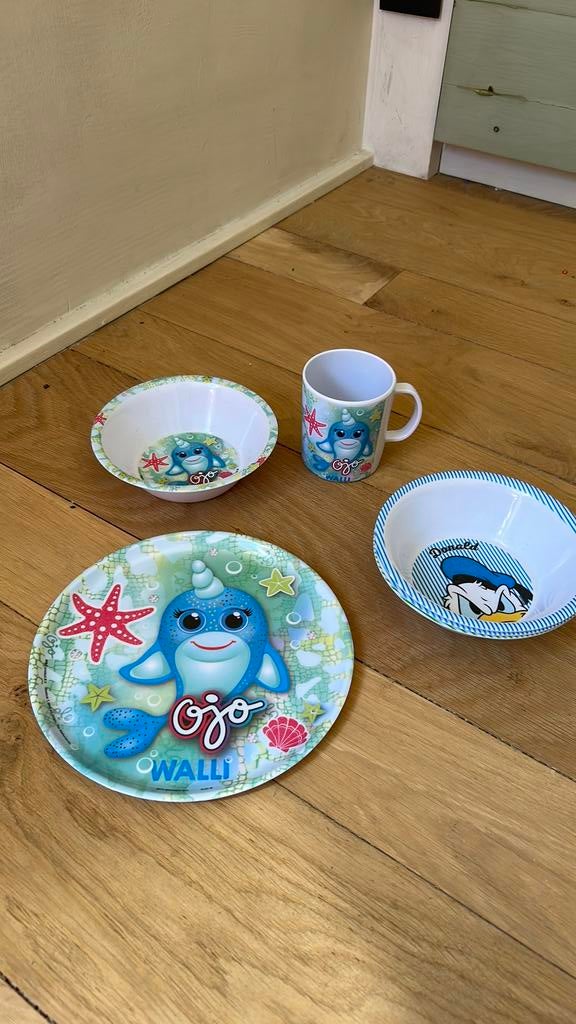 Tasjes en bordjes peuter en kleuter, Kinderen en Baby's, Ophalen of Verzenden, Zo goed als nieuw