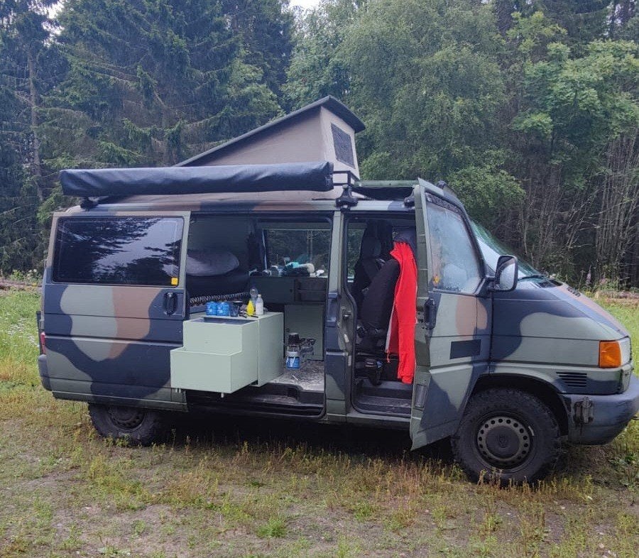 VW T4 Syncro Overlander, Autres marques, Toit relevable, Diesel, Chauffage autonome